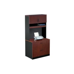 Via 2 Drawer Lateral File with Hutch - 37"W x 24"D