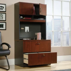 Via 2 Drawer Lateral File with Hutch - 37