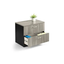 Via 2 Drawer Lateral File - 37"W x 24"D