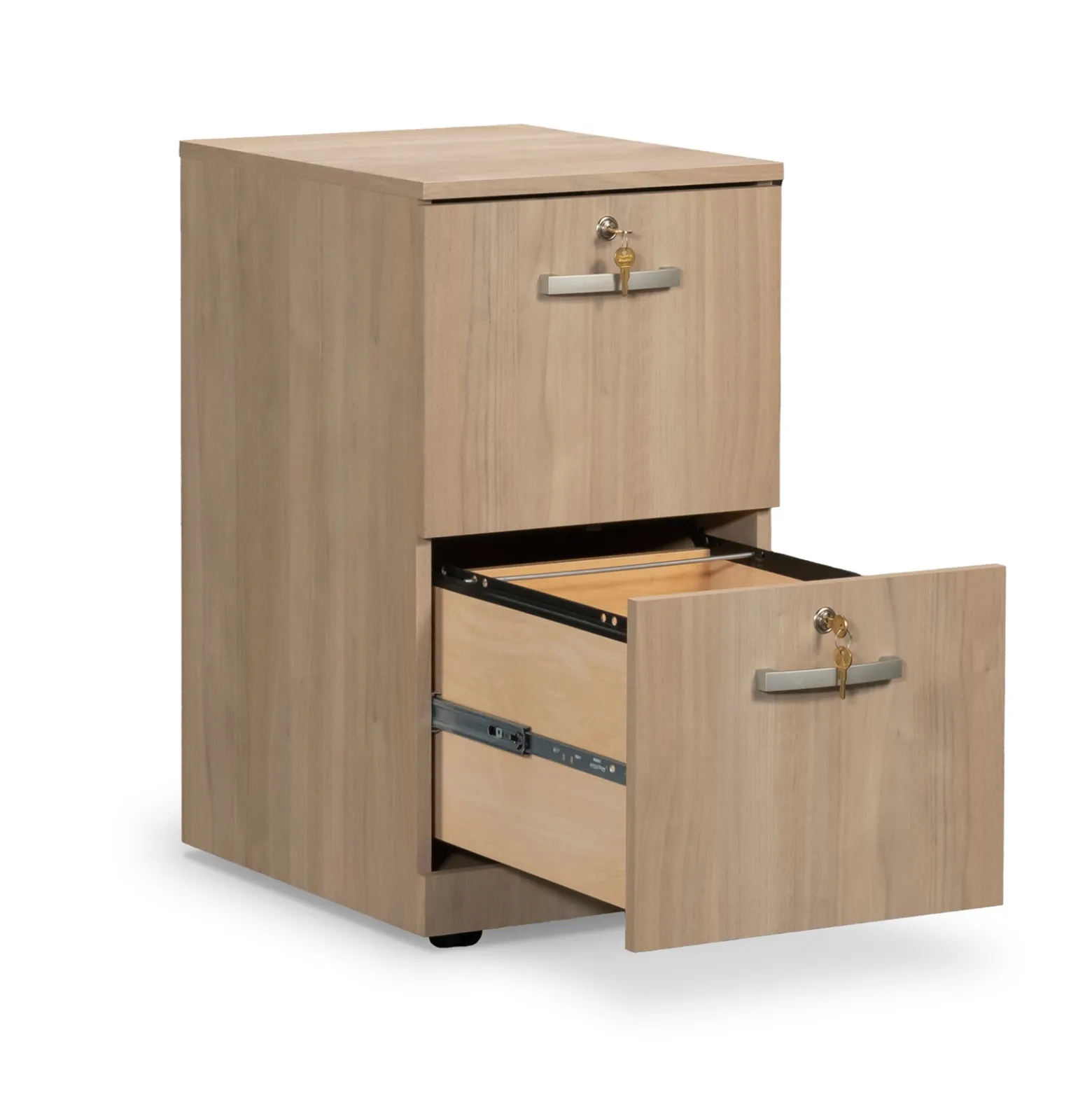 Via 2 Drawer Mobile File Pedestal - 16"W x 20"D