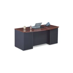 Via Bowfront Desk Shell - 72"W x 36"D