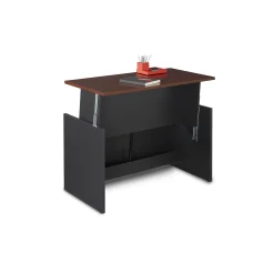 Via Reversible Height-Adjustable L-Shaped Standing Desk - 60"W x 71"D