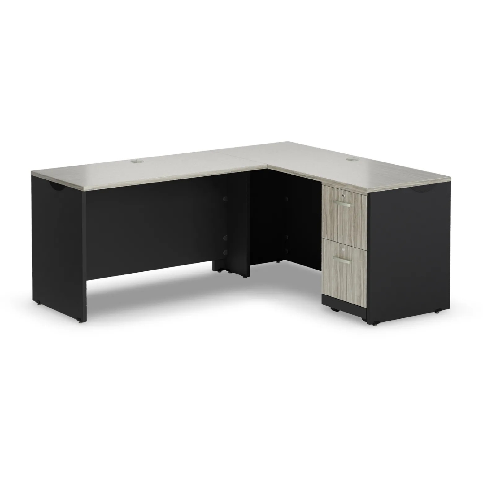 Via Reversible L-Shaped Desk - 60"W x 72"D