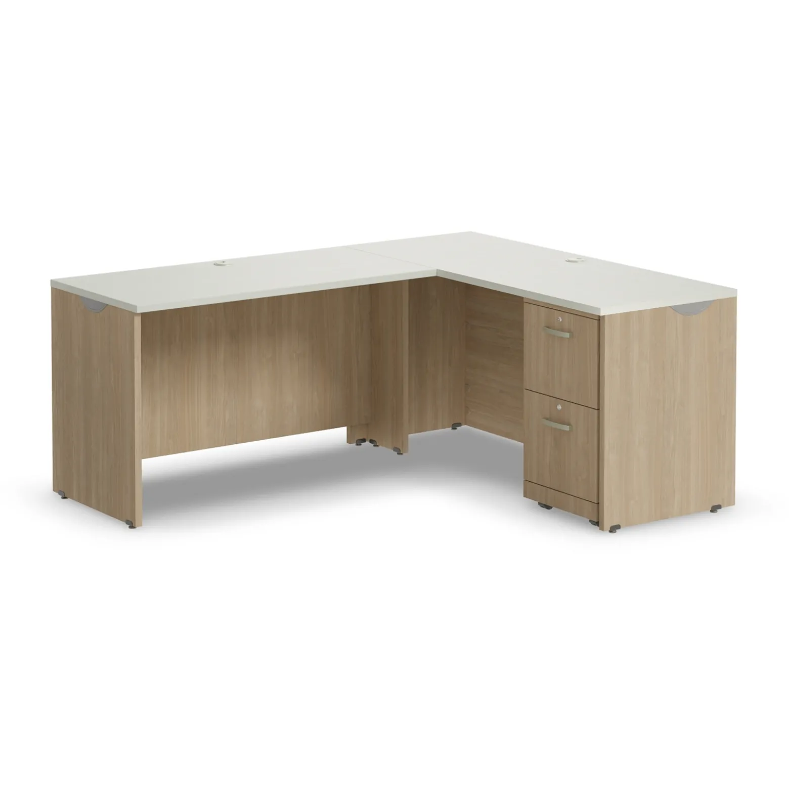 Via Reversible L-Shaped Desk - 60"W x 72"D