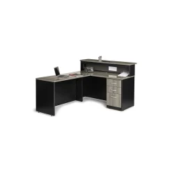 Via Reversible L-Shaped Reception Desk - 60"W x 72"D
