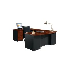 Via U-Shaped Bowfront Desk - 72