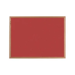 VIC Colored Cork Board - Oak - 36"x48"