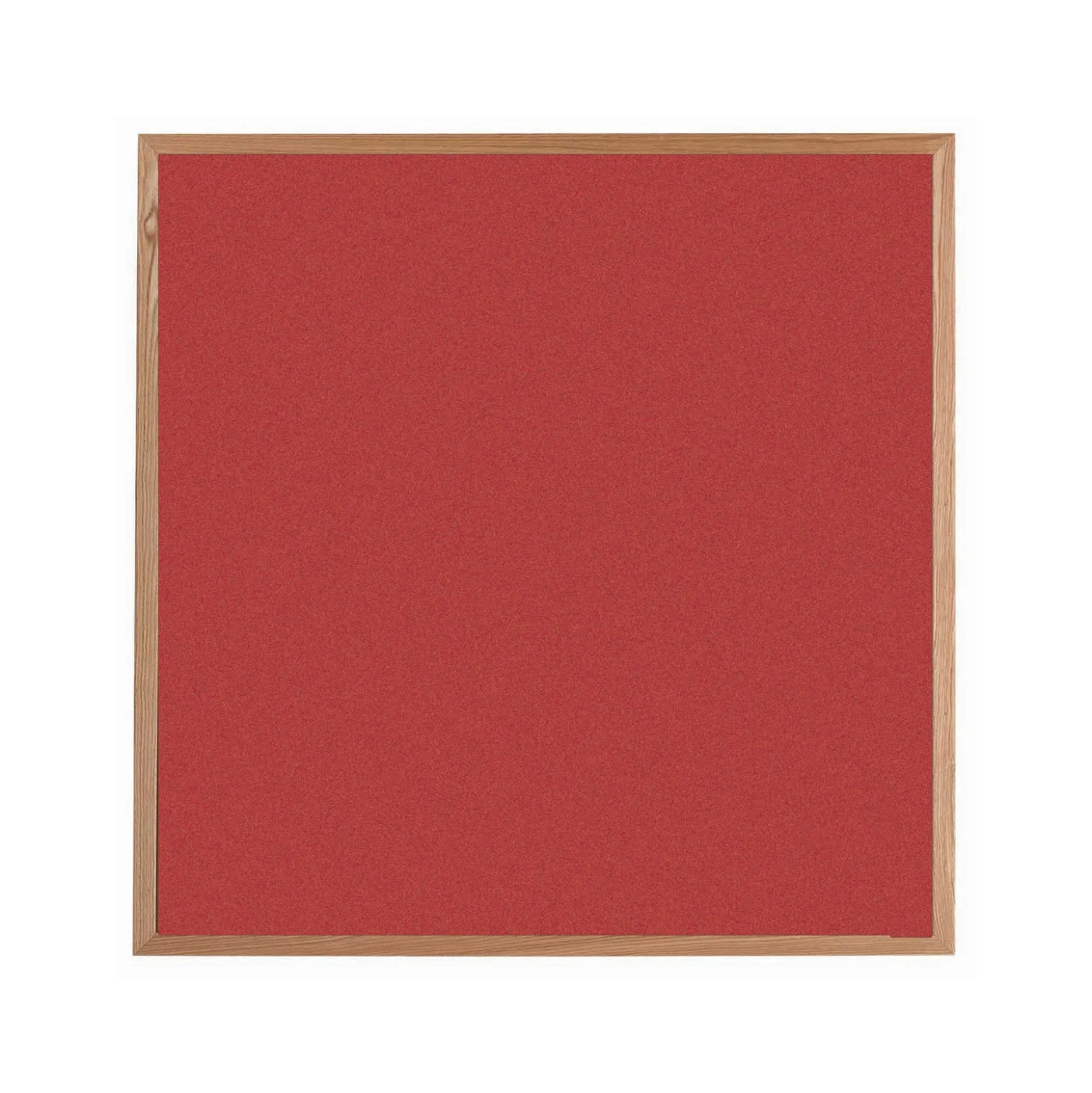 VIC Colored Cork Board - Oak - 48"x48"