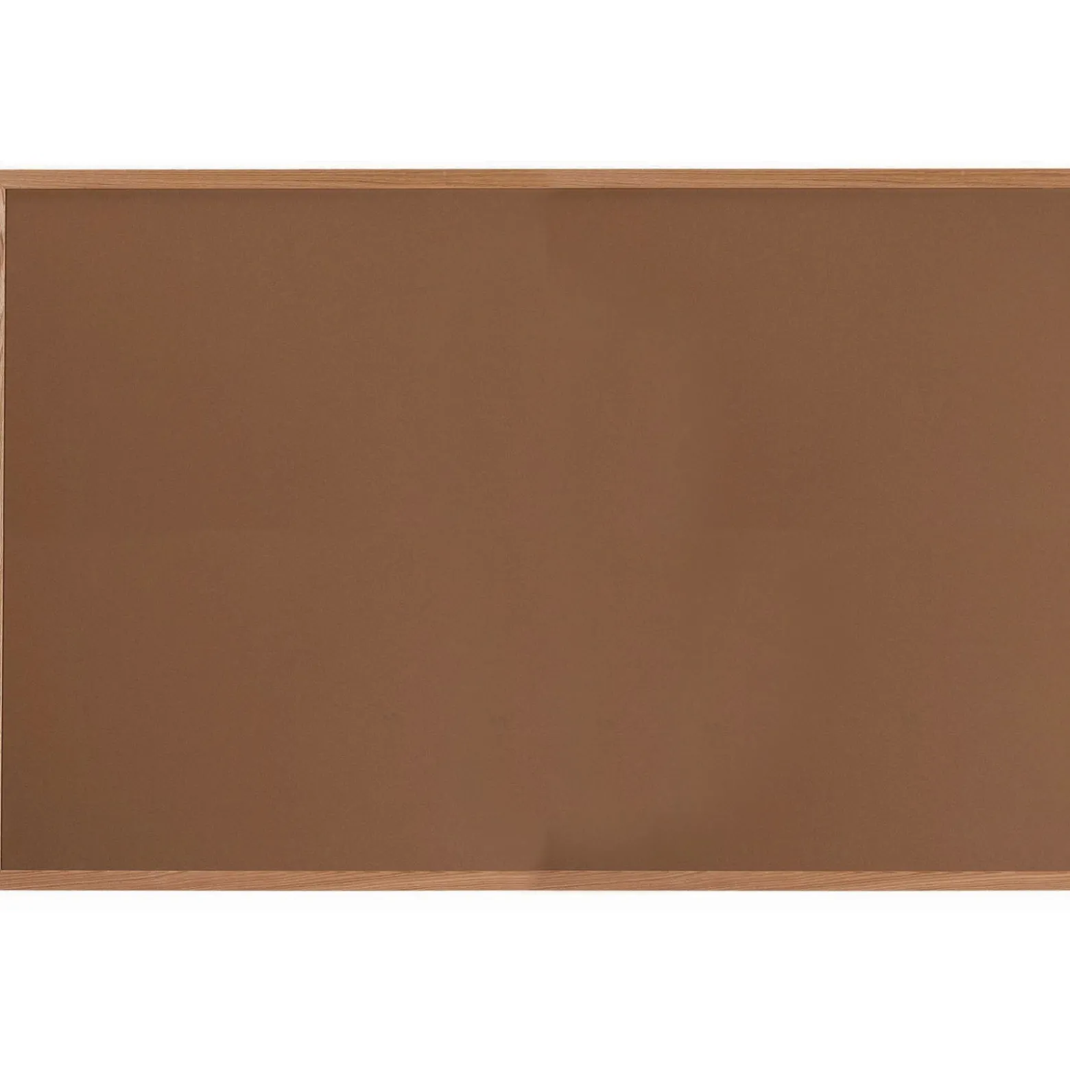 VIC Colored Cork Bulletin Board with Oak Frame - 48" x 72"