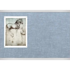 Vinyl Bulletin Board with Aluminum Frame 12'Wx4'H