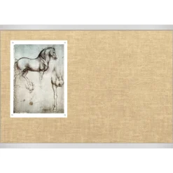 Vinyl Bulletin Board with Aluminum Frame 8'Wx4'H