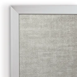 Vinyl Bulletin Board with Aluminum Frame 4'Wx4'H