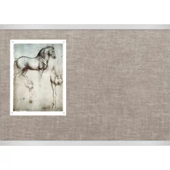 Vinyl Bulletin Board with Aluminum Frame 5'Wx3'H