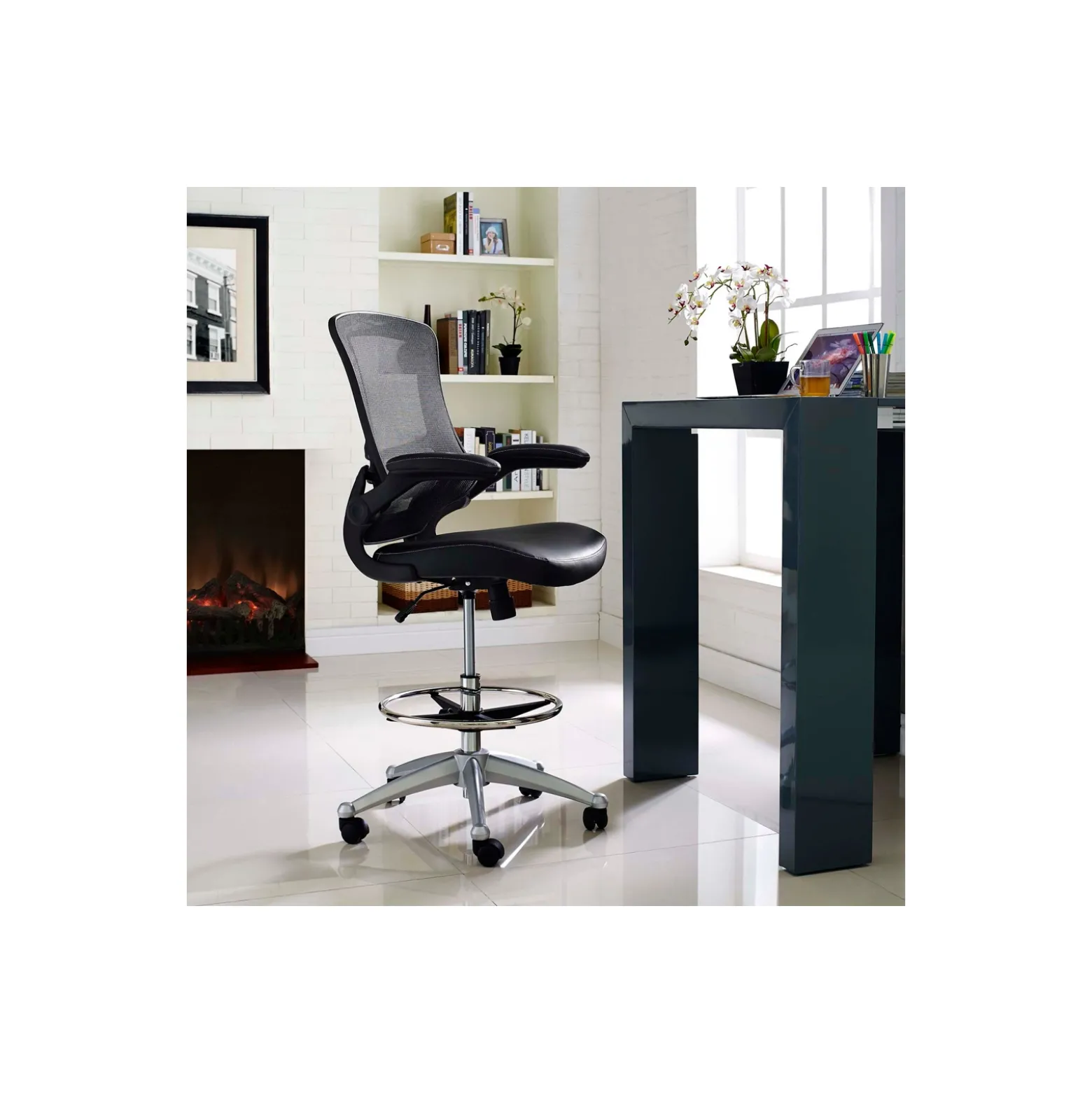 Vinyl Drafting Stool