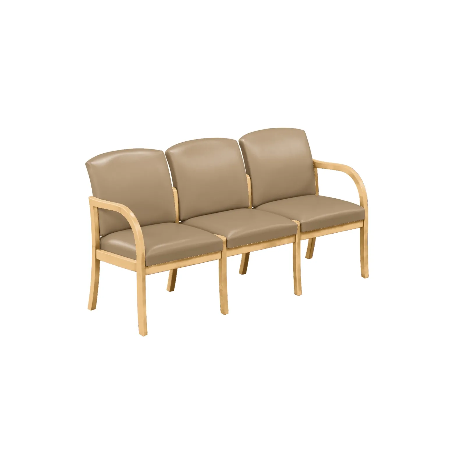 Vinyl Three Seat Sofa