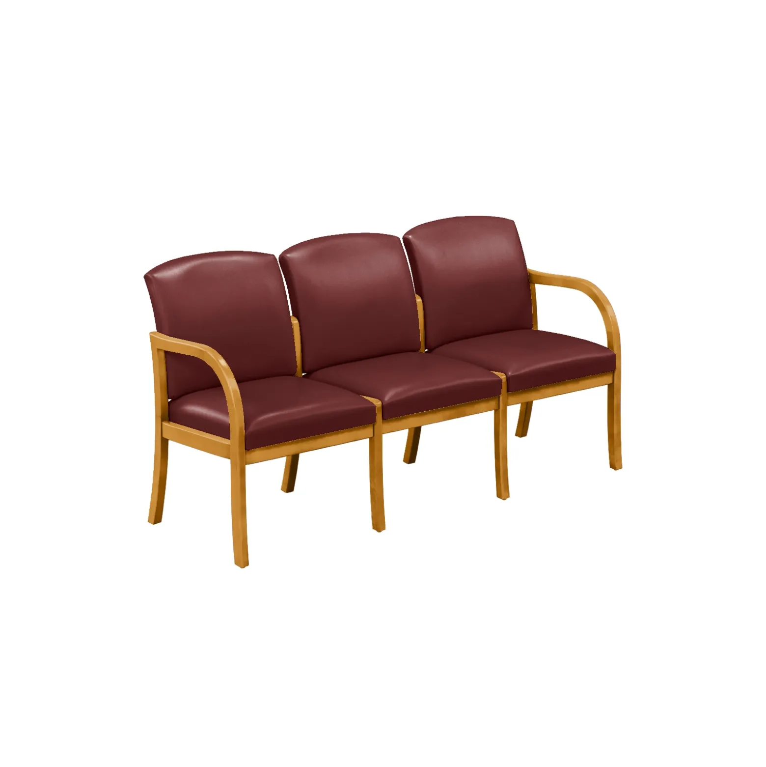 Vinyl Three Seat Sofa