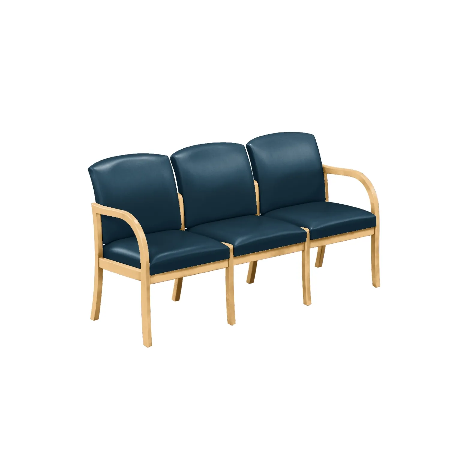 Vinyl Three Seat Sofa