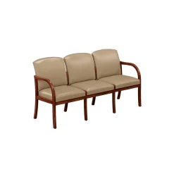Vinyl Three Seat Sofa