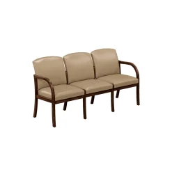 Vinyl Three Seat Sofa