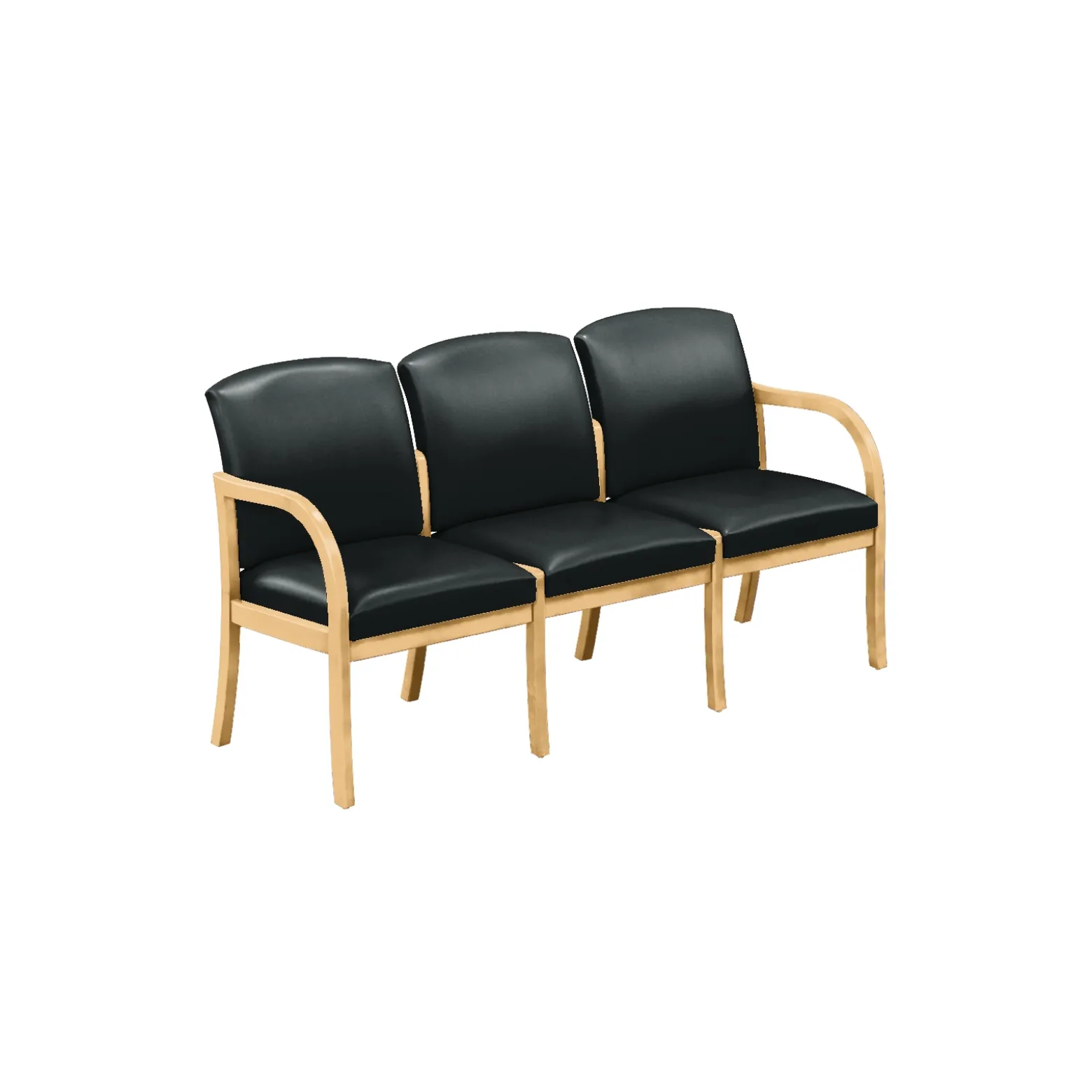 Vinyl Three Seat Sofa