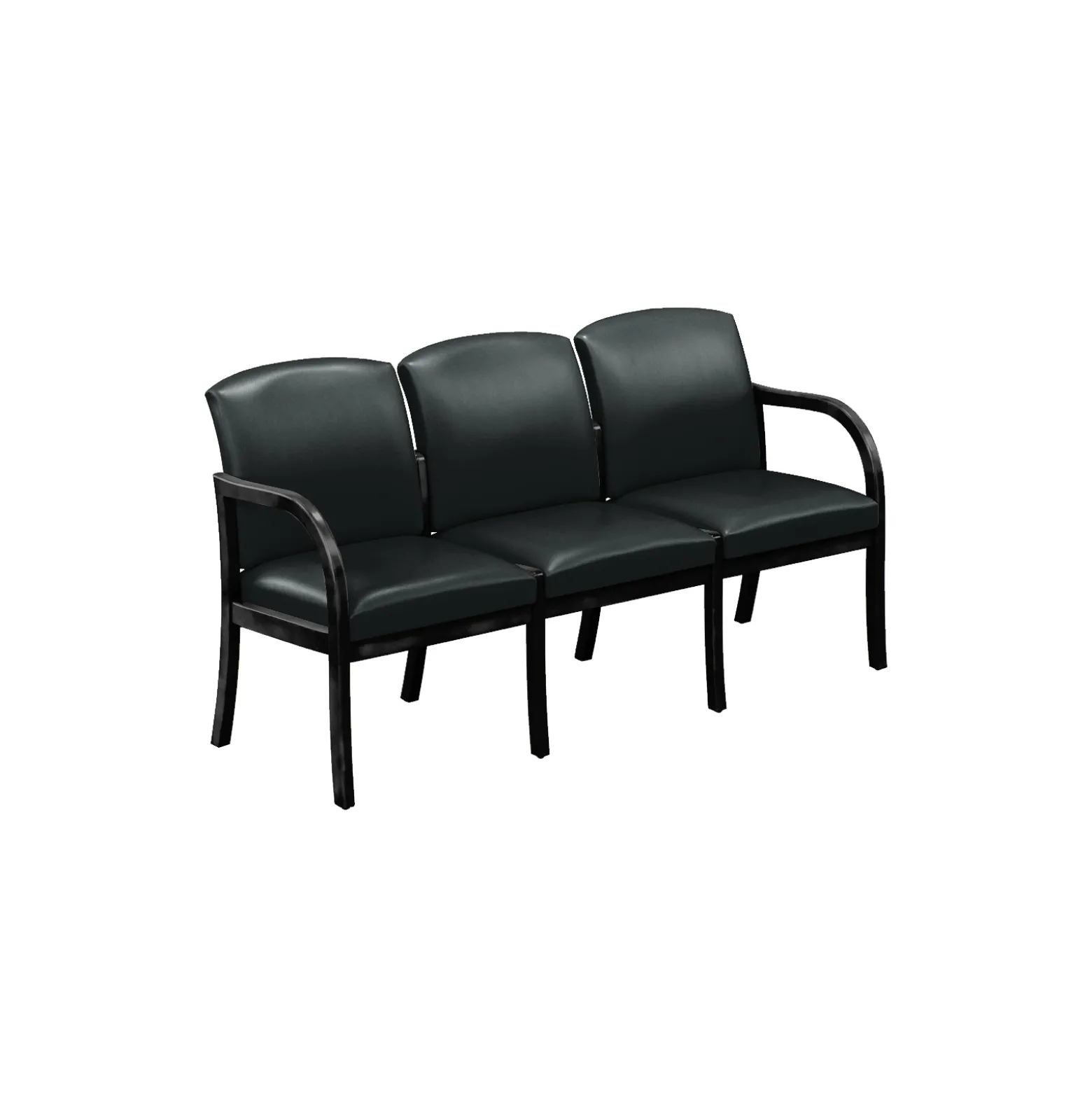Vinyl Three Seat Sofa