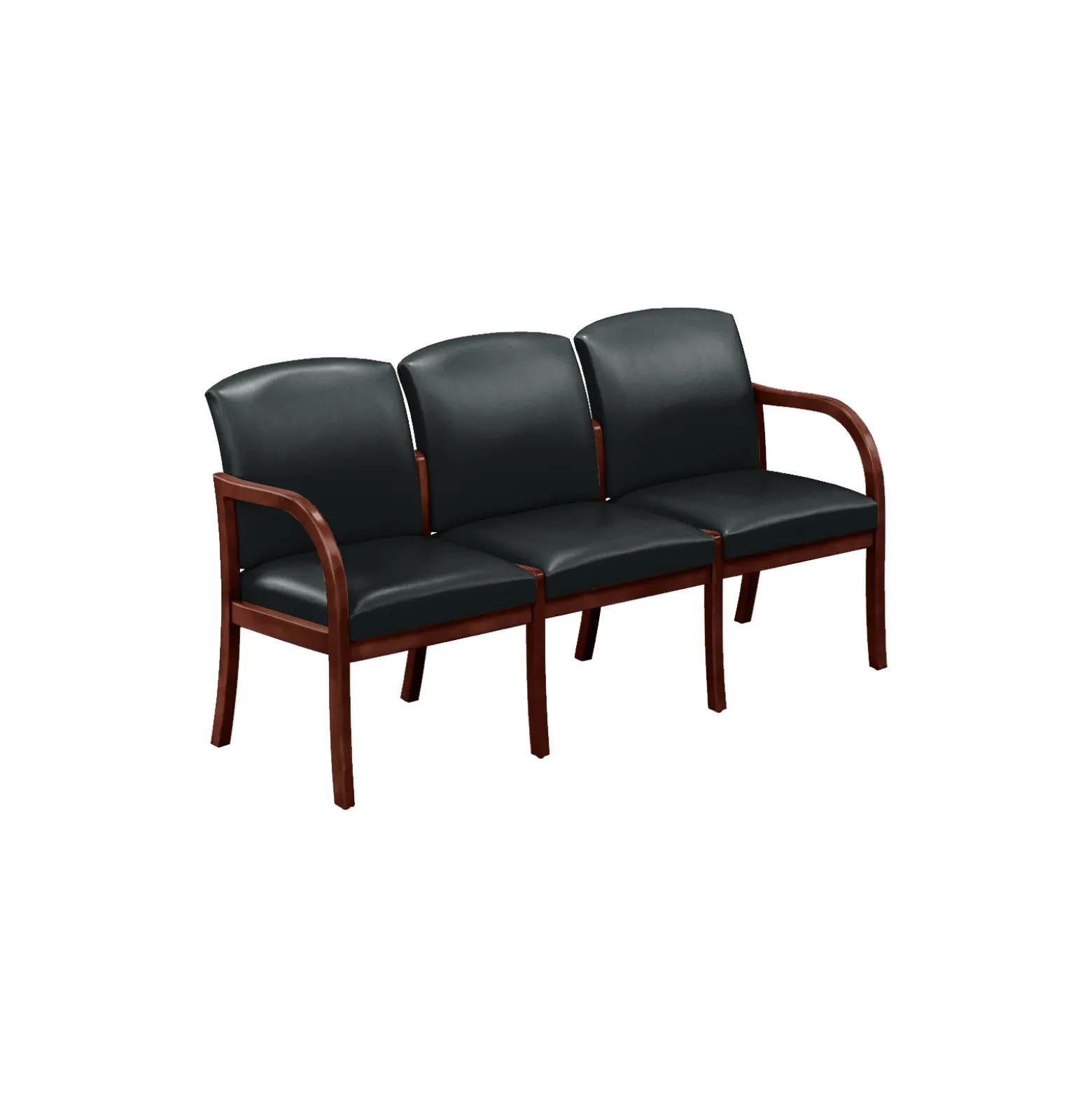 Vinyl Three Seat Sofa