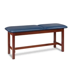 Vinyl Treatment Table with Wood Frame 72"W x 27"D