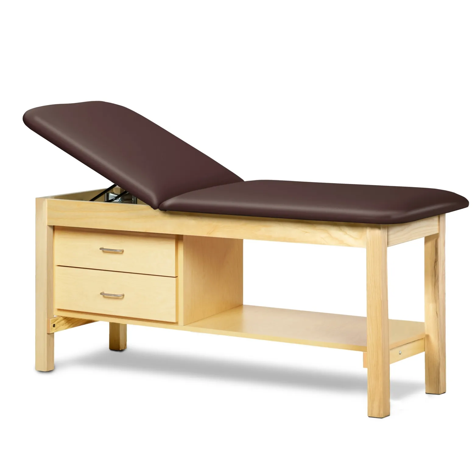 Vinyl Treatment Table with Drawers 27"D