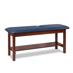 Vinyl Treatment Table with Wood Frame 72"W x 30"D
