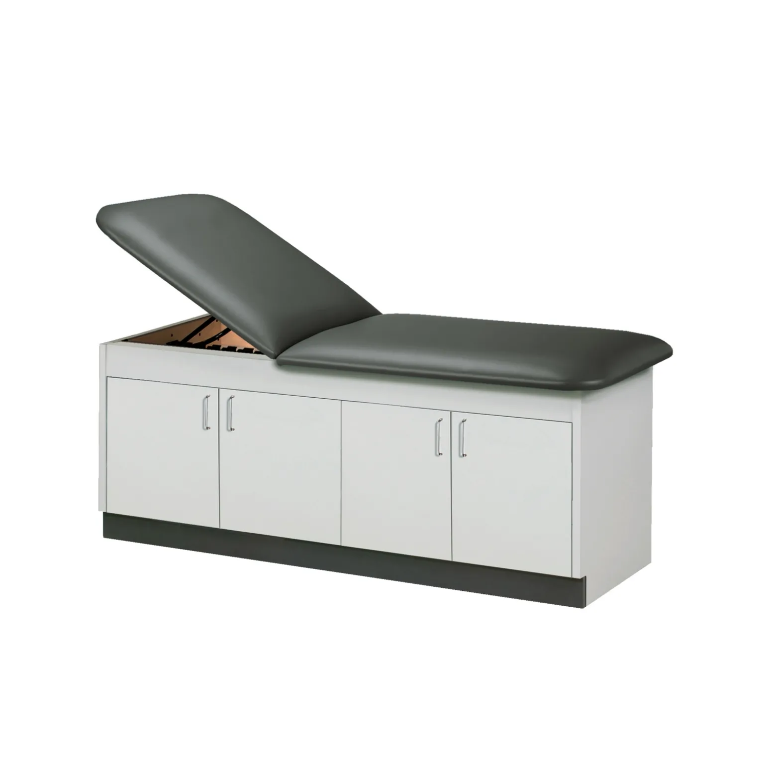Vinyl Treatment Table with Two Cabinets - 72"W x 27"D