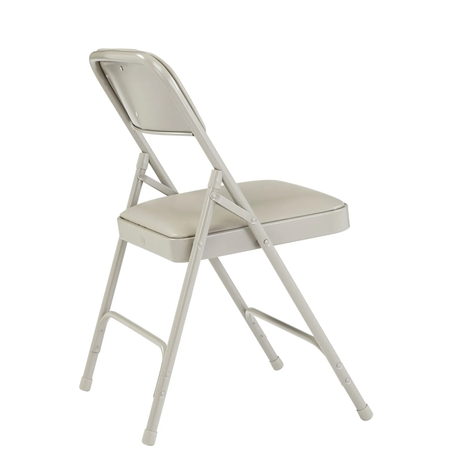 Vinyl Upholstered Double Hinge Folding Chair