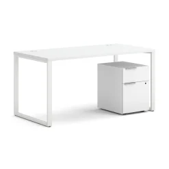 Voi O-Leg Writing Desk w/ Pedestal - 60
