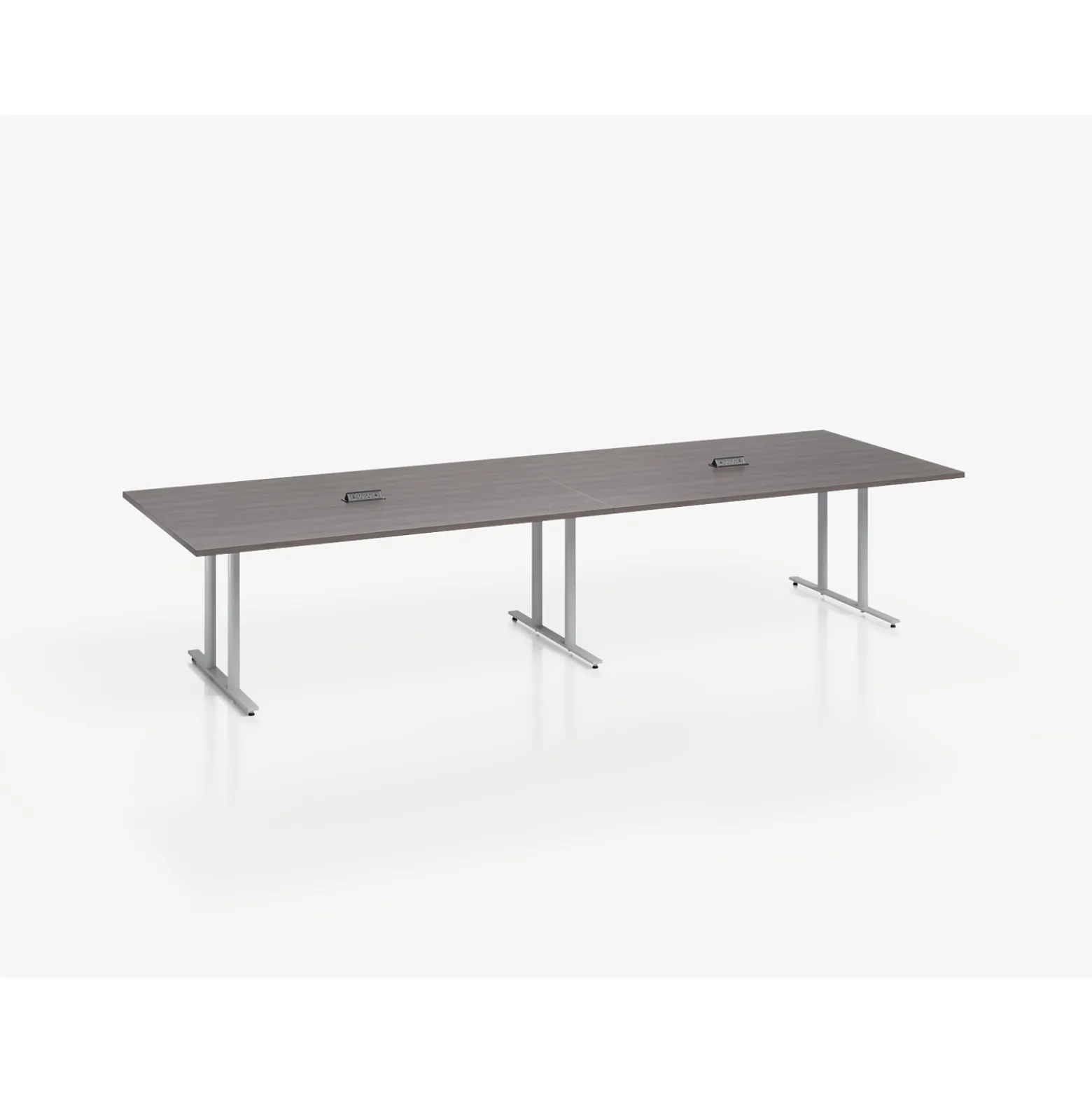 Voyage Conference Table with Two Power Modules - 144"Wx48"D