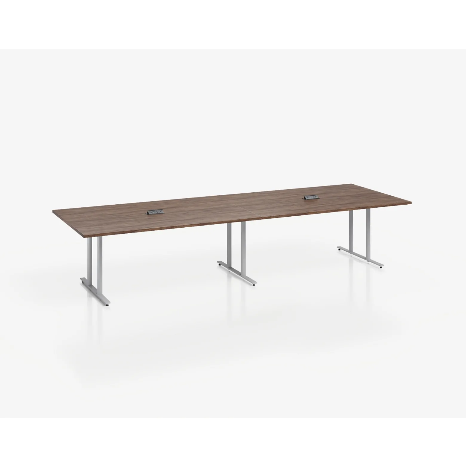 Voyage Conference Table with Two Power Modules - 144"Wx48"D