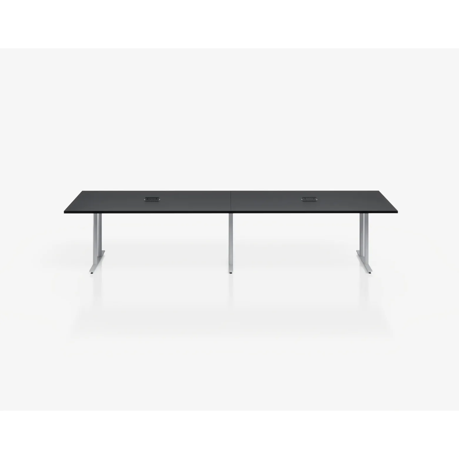 Voyage Conference Table with Two Power Modules - 144"Wx48"D