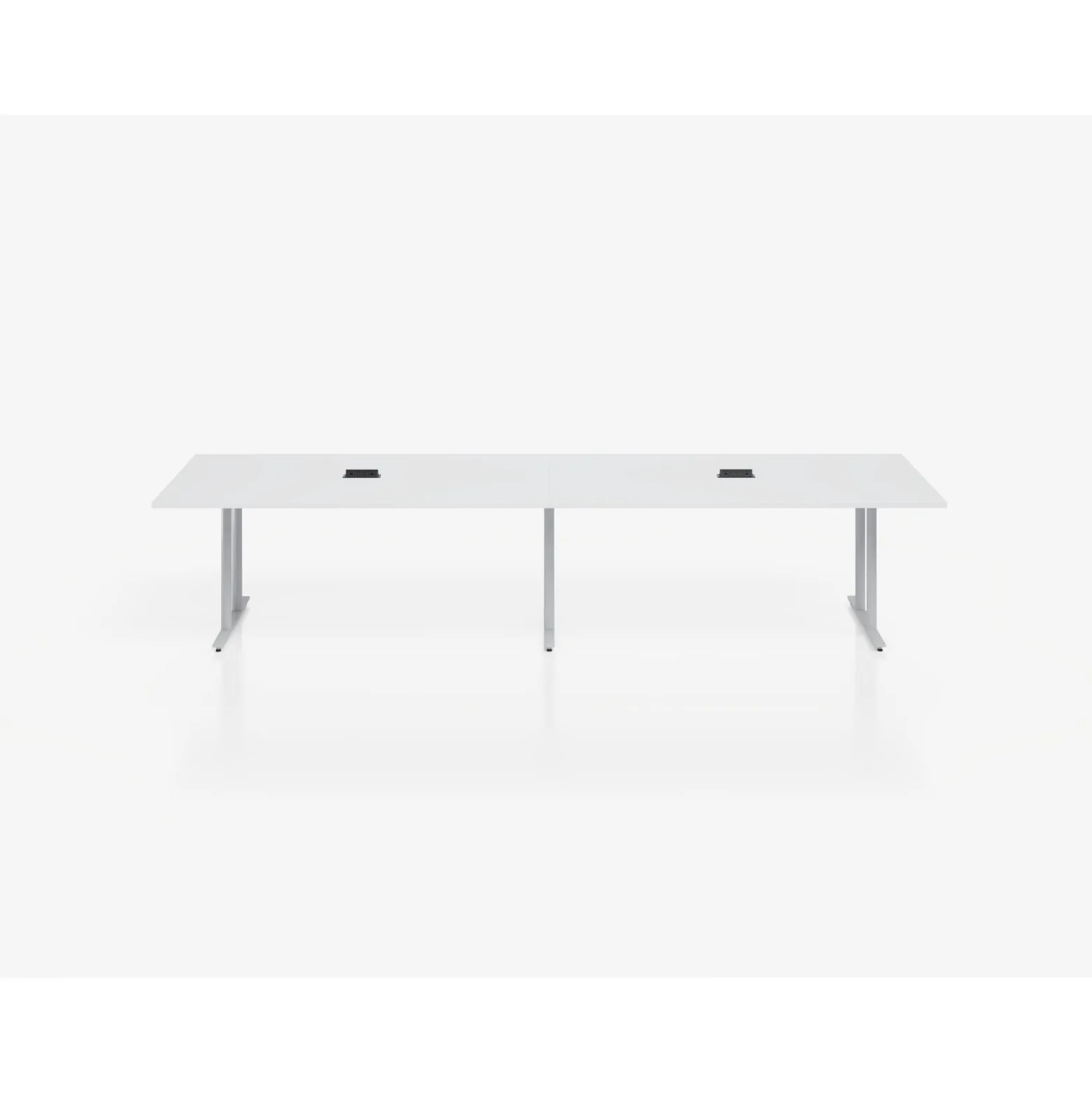 Voyage Conference Table with Two Power Modules - 144"Wx48"D