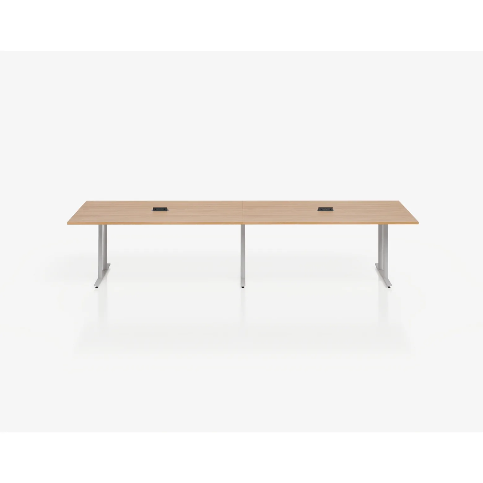 Voyage Conference Table with Two Power Modules - 144"Wx48"D
