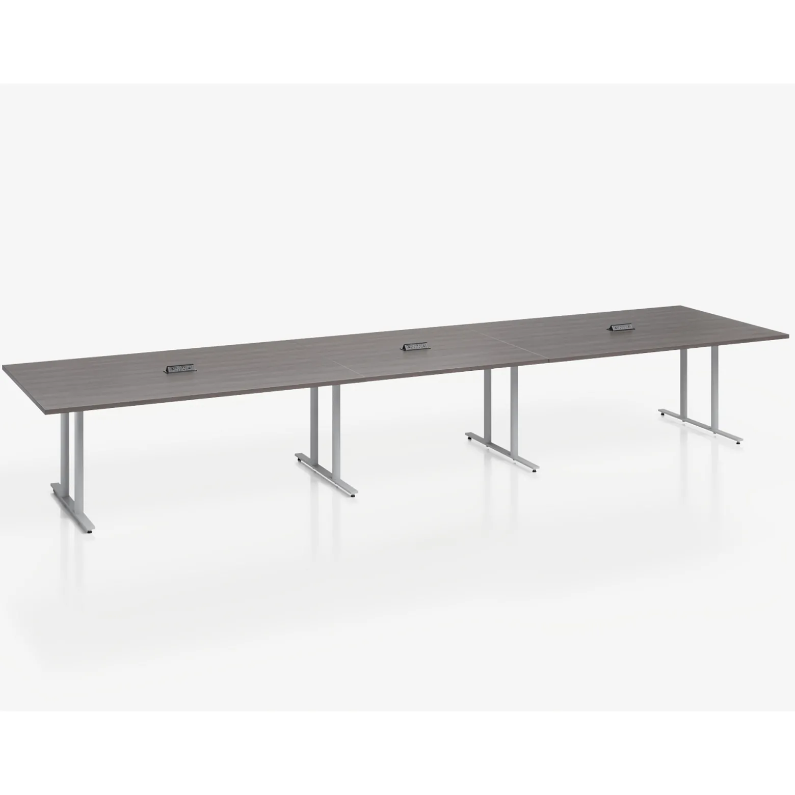 Voyage Conference Table with Three Power Modules - 192"Wx48"D