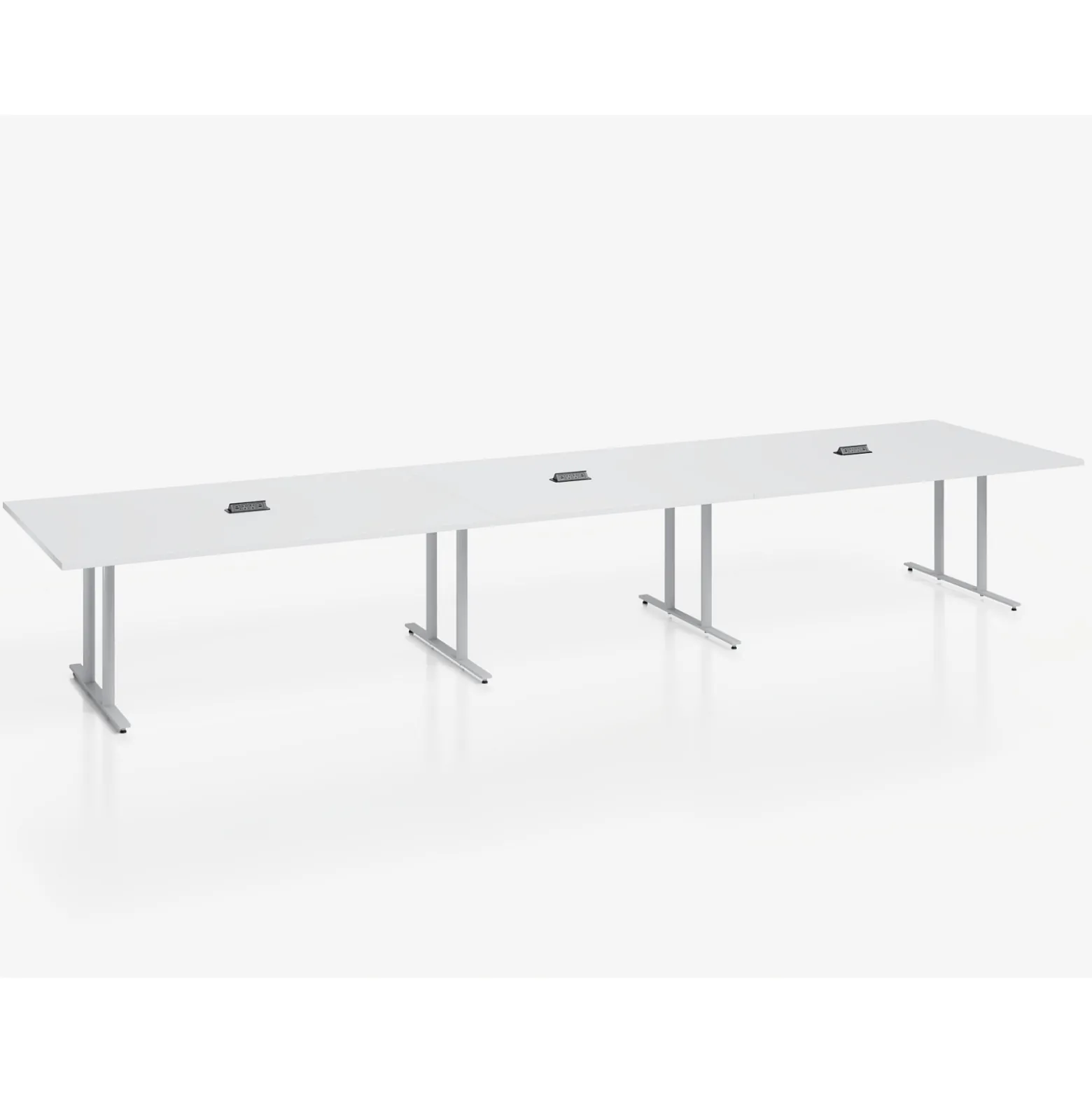 Voyage Conference Table with Three Power Modules - 192"Wx48"D