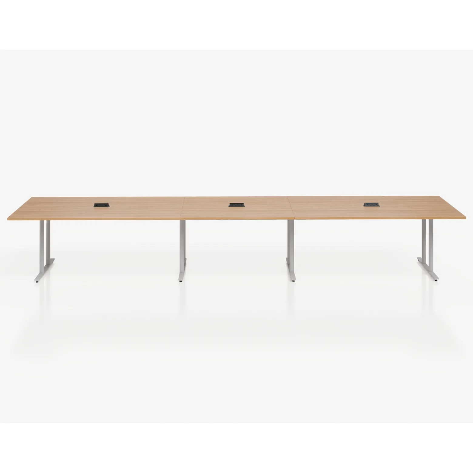 Voyage Conference Table with Three Power Modules - 192"Wx48"D