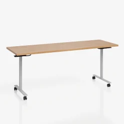 Voyage Mobile Flip Top Laminate Table - 72W x 24D