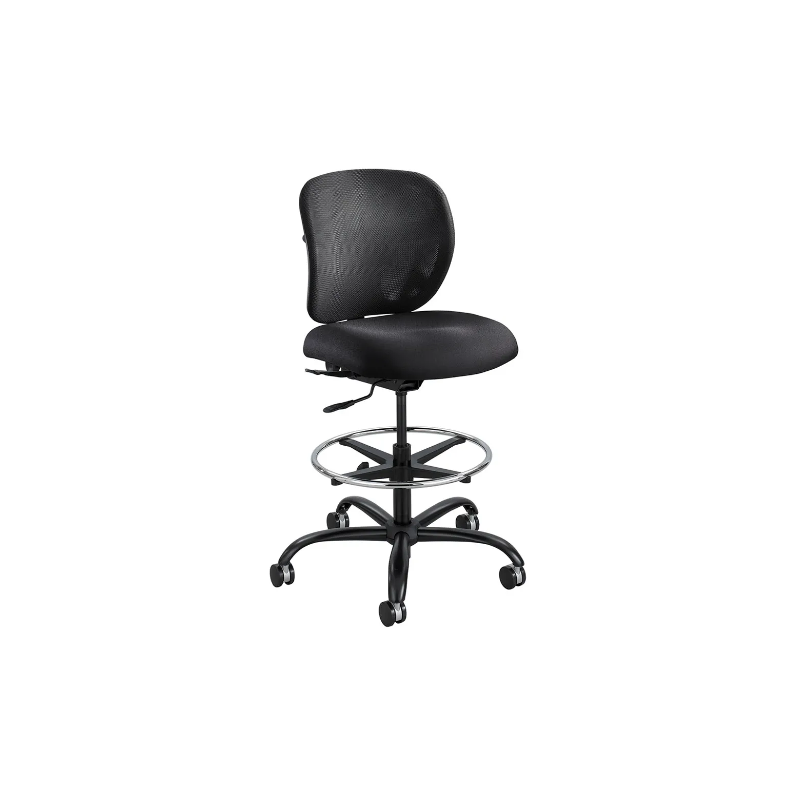 Vue Mesh Back Big & Tall 24/7 Armless Stool - 350 lbs Capacity