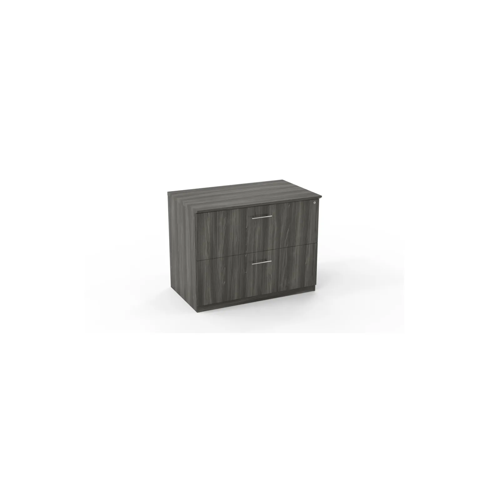 36"W 2 Drawer Contemporary Lateral File