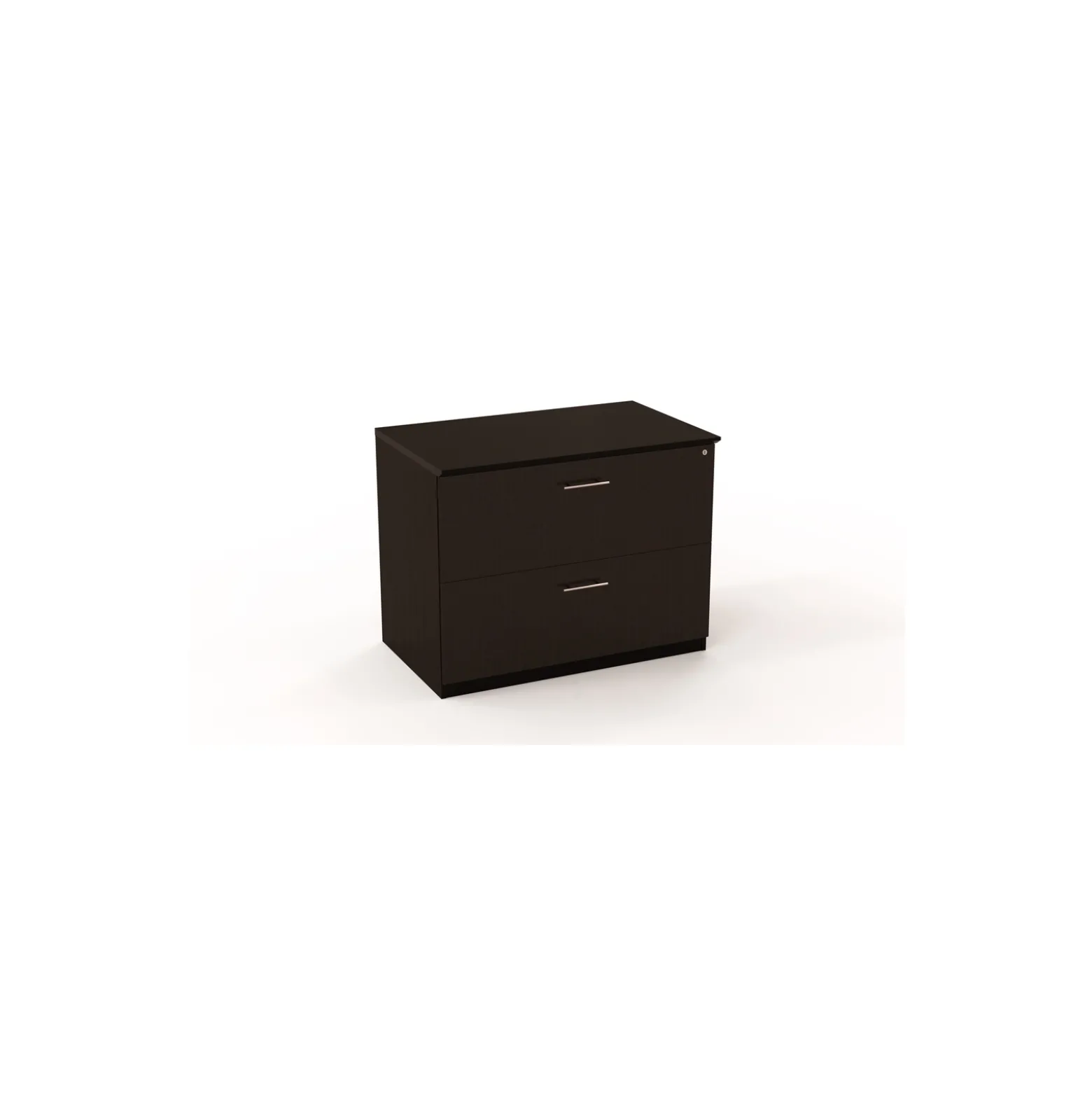 36"W 2 Drawer Contemporary Lateral File