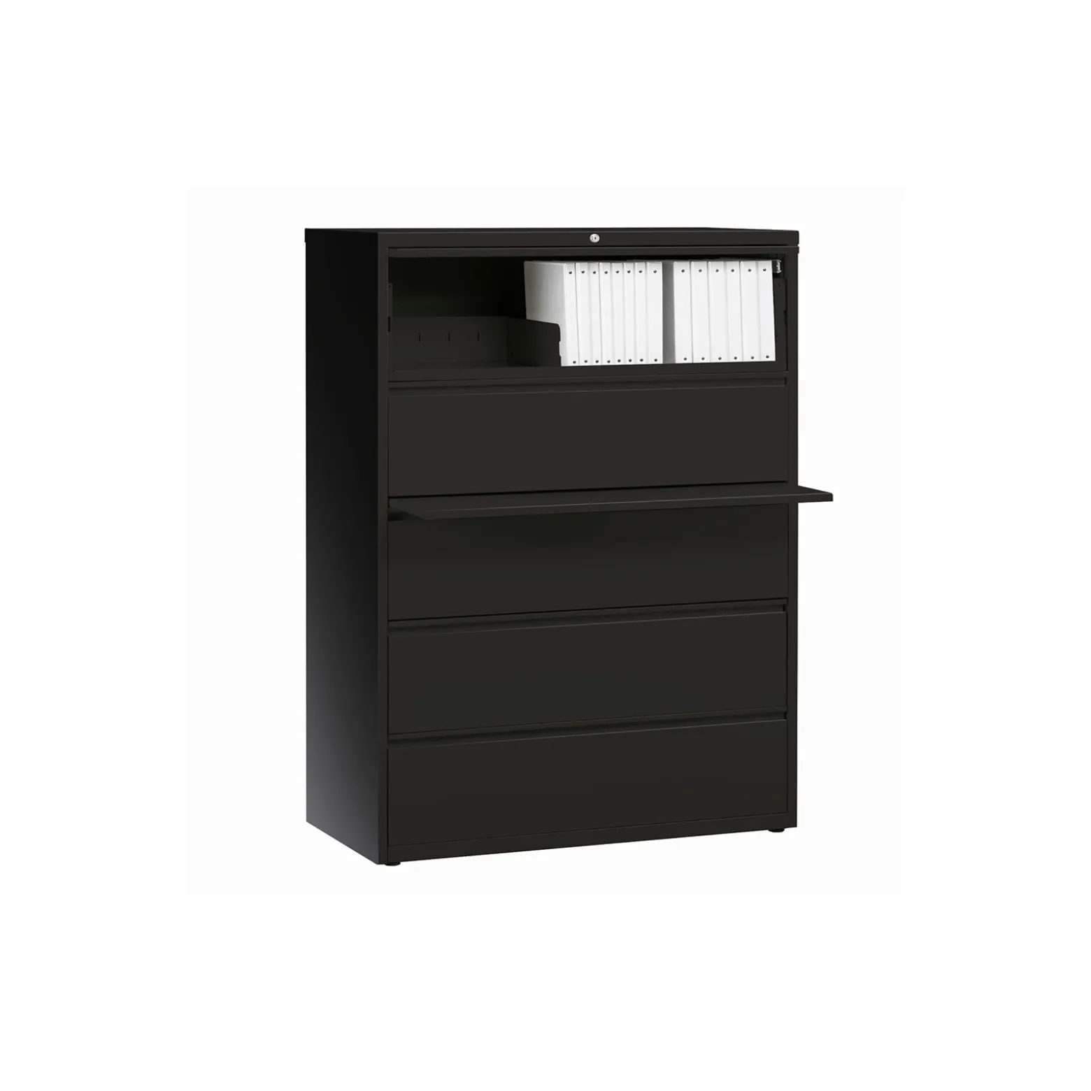 42"W Five Drawer Lateral File