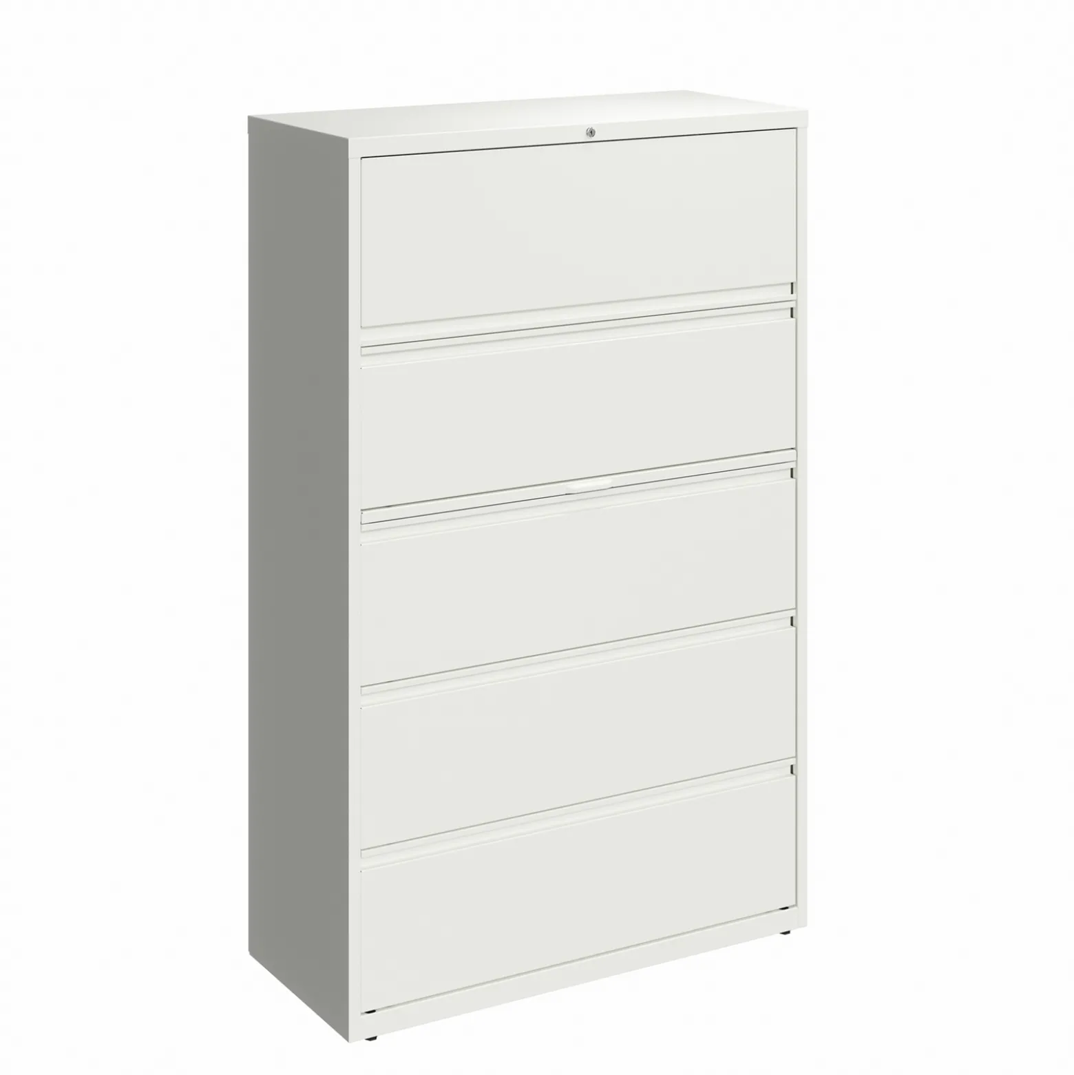 42"W Five Drawer Lateral File