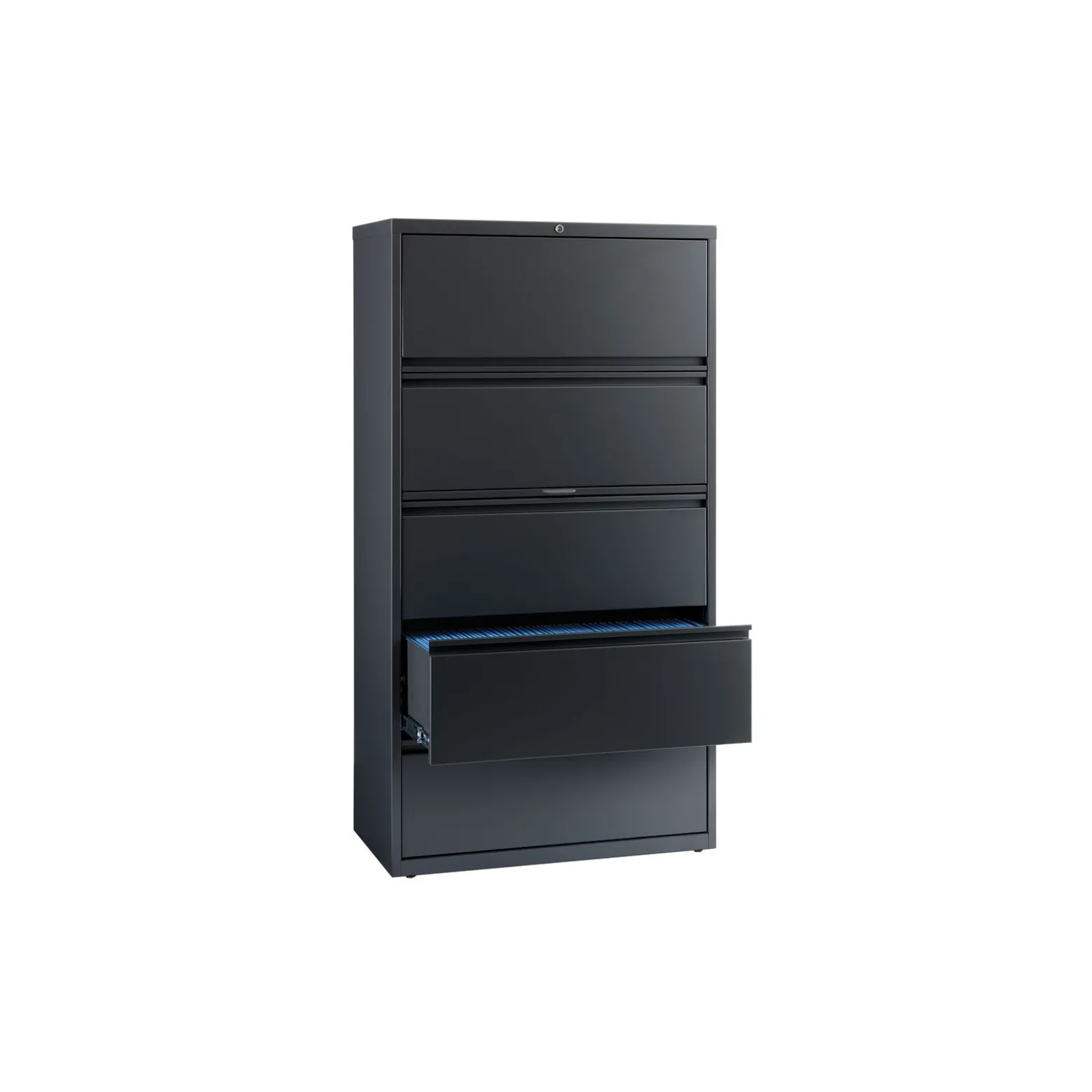 36"W Five Drawer Lateral File