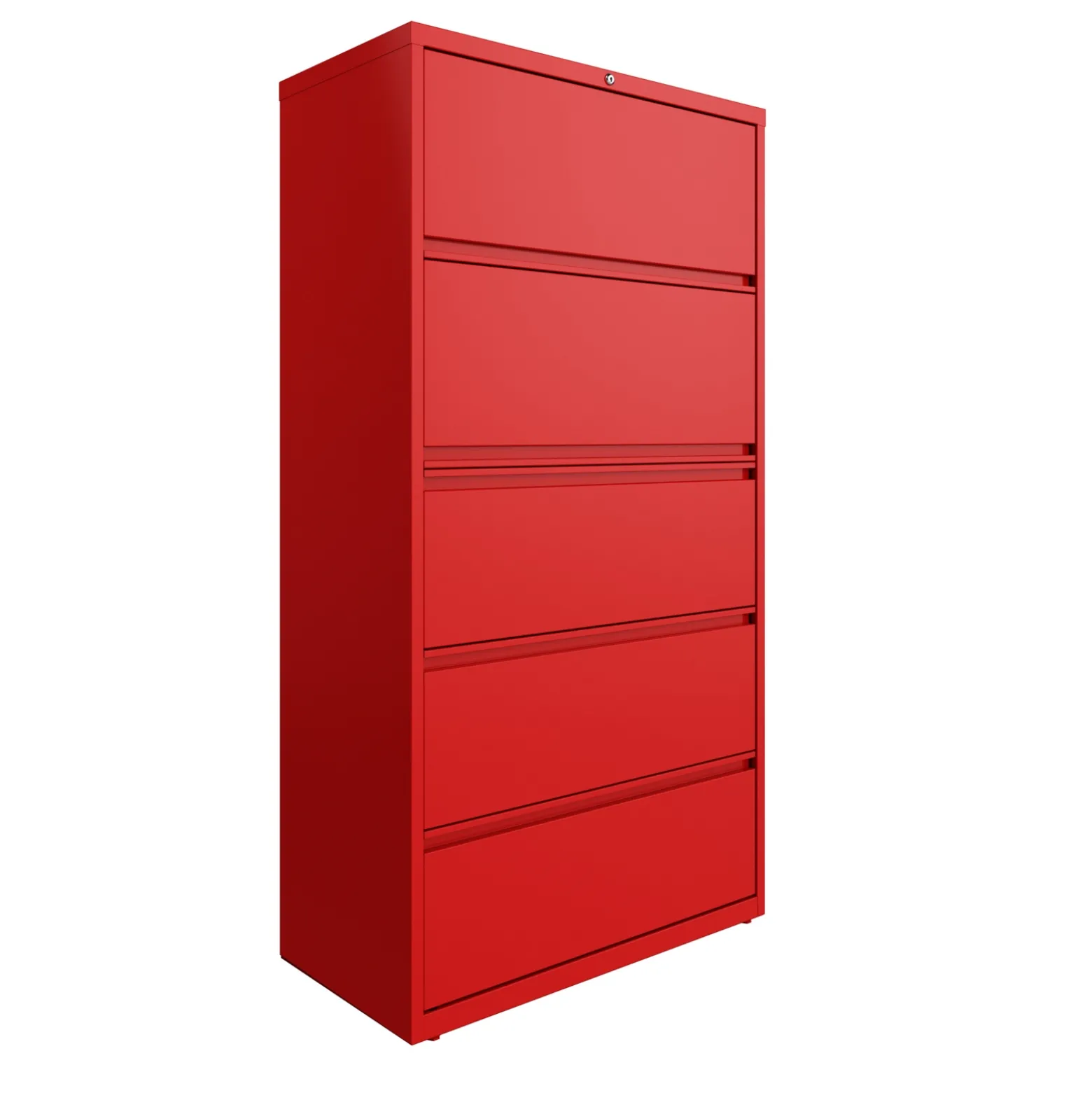36"W Five Drawer Lateral File