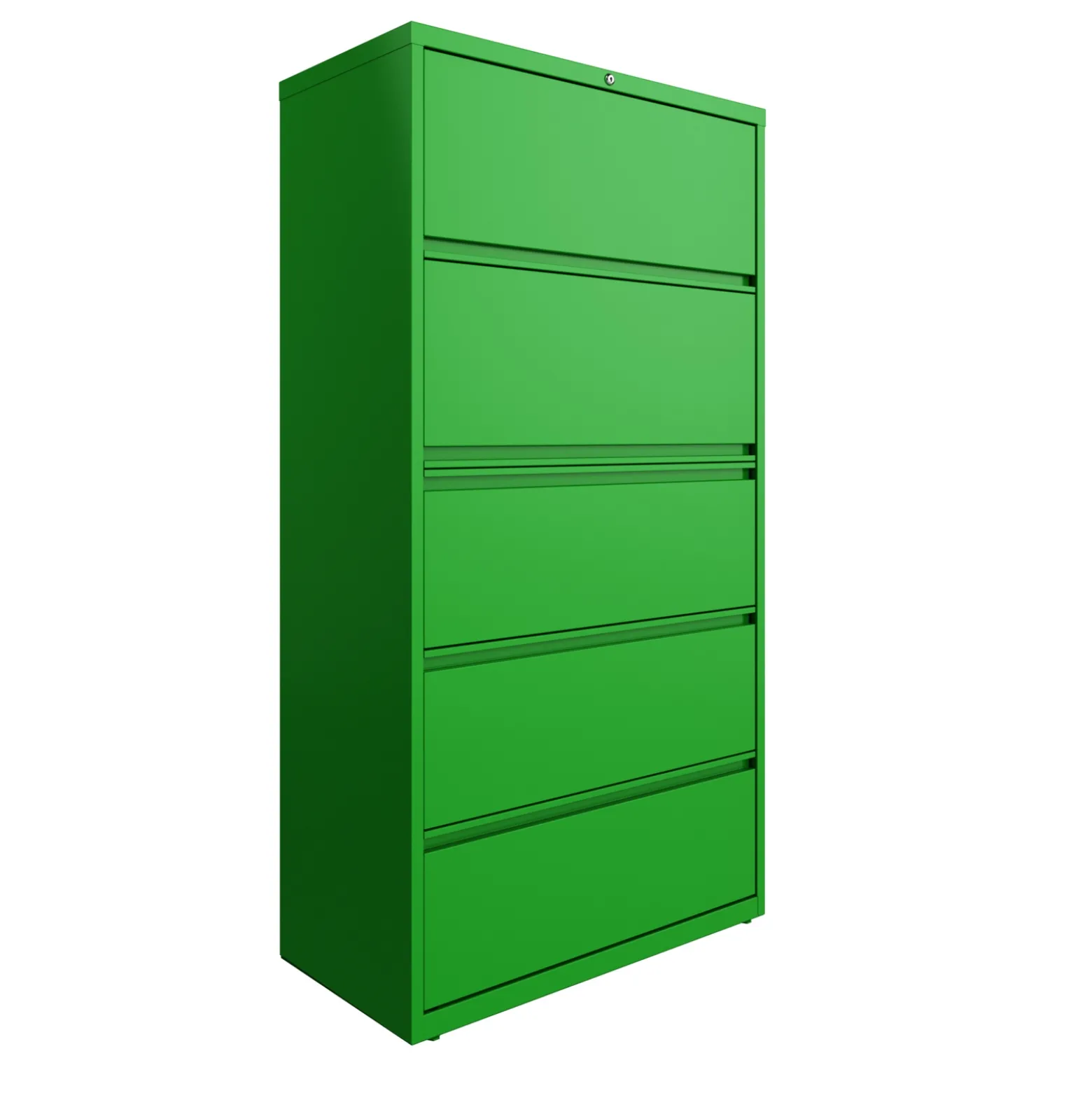 36"W Five Drawer Lateral File