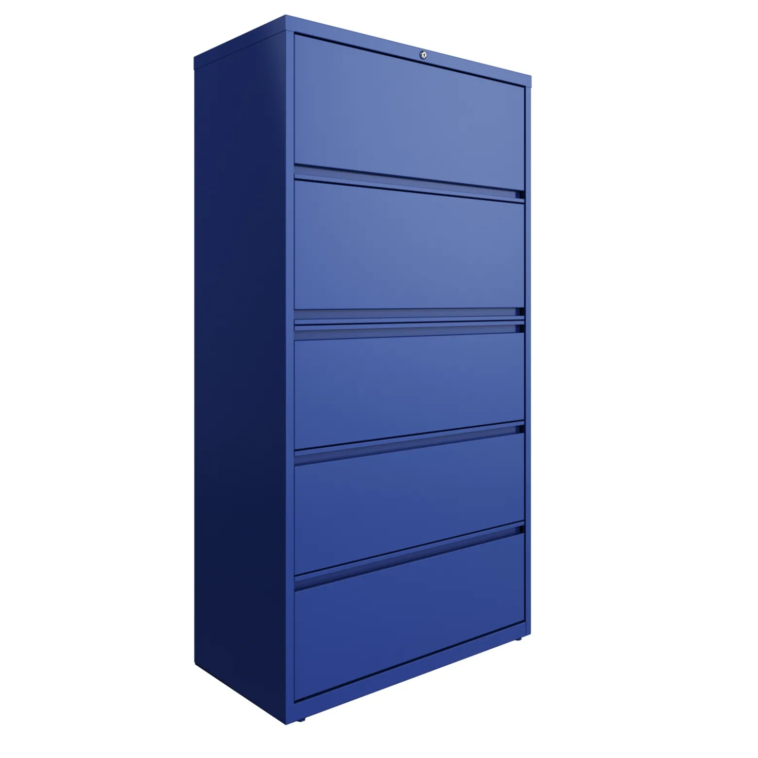 36"W Five Drawer Lateral File